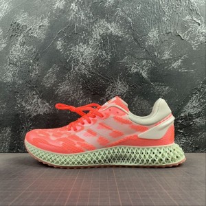True standard company Adidas alpha edge 4D 4D printed hollow out outsole mesh breathable and cushioned running shoe fv6838 size 36-45