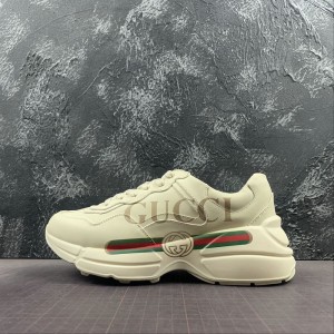 Mobile phone with chip version automatically identifies gucci rhyton Vintage trainer sneaker pop-up Shoes Size: 35 36 37 38 39