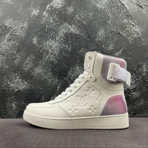 Louis Vuitton sneaker LV high top casual board shoes originally made in Guangdong board shoes size 35 36 37 38 39 40 41 42 43 44