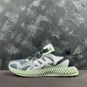 True standard company level Adidas sense 4D 4D printed hollow out outsole mesh breathable cushioning running shoe eg6510 size 39 40 40.5 41 42 42.5 43 44 44.5 45