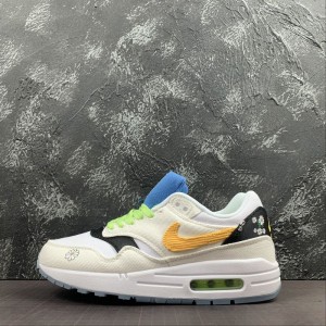 True nike air max 1 Daisy pack Vintage air unit running shoe cw6031-100 size: 36-45