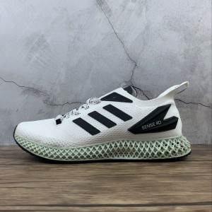 Genuine corporate Adidas sense 4D 4D printed hollow out outsole mesh breathable and cushioned running shoe fw7095 size 36-45