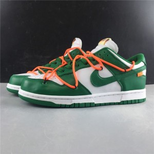 Top level off-white x Nike Dunk Low white green color code ct0856-700 Full code shipment 40-46