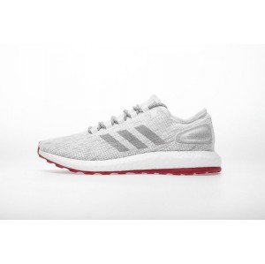 Aq1zs Adidas pure boost grey red cm8333