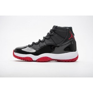 Du0pd black red high top get Jordan 11th generation basketball shoe 378037-061 air jordan 11 retro bred 2019