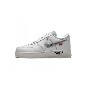 Dw5bm silver ow STOs boutique nike air force one low top co branded off white x Nike Air Force 1 low complex con ao4297-100