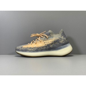 Og version: coconut 380 brown gray yeezy boost 380 mist item No.: fx9764 size: 36-48 including half a size of original material new BASF boost outsole original yarn flying surface imported machine knitting molding E5