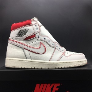 Top updated version Jordan generation 1 a j 1 Retro High og sail / red white red top updated version imported original material article No. 555088-160 shipment No. 40.5-46 D8