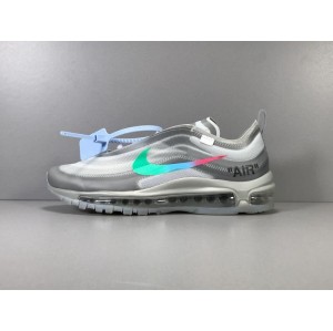 God version: 97ow gray offwhite the 10: nike air max 97 original file transparent outsole Korean original mesh six channel high frequency process full set of packaging accessories synchronous genuine article No.: aj4585-101