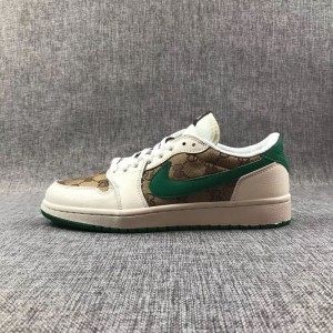 Gucci x Air Jordan 1 low CO branded low top board shoes article No.: do5528-011 size: 36-45