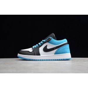 Aj1 low top black and white blue ck3022-004