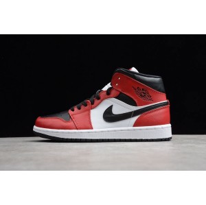 Aj1 high top black and white red 554724-069