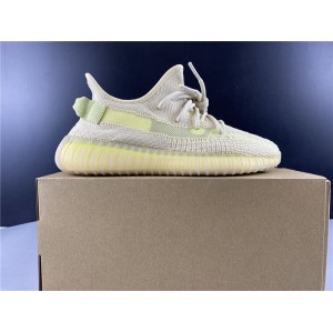 Tiger puff version foreign trade special supply version Adidas yeezy 350 V2 flat Asia Limited 3.0 flax yellow tiger puff version Article No. fx9028 No. 36-46.5