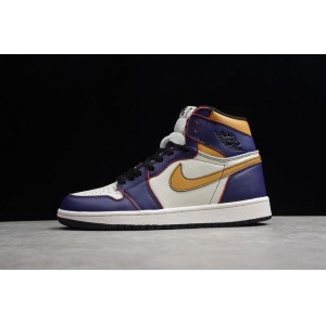 Aj1 blue and yellow cd6578-507 men's shoes