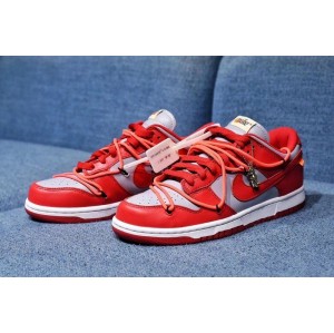 Version H12: dunk ow red grey off white x NK Dunk Low Co branded Article No.: ct0856-600