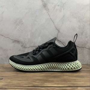 True standard company Adidas ZX 2K 4D 4D printed hollow out outsole mesh breathable cushioning running shoe fv9027 size 39 40.5 41 42 42.5 43 44 44.5 45
