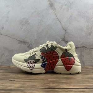 Mobile phone with chip version automatically identifies gucci rhyton Vintage trainer sneaker pop-up Shoes Size: 35 36 37 38 39 40