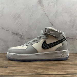 D true standard company level Nike Air Force 1 Mid Dior joint air force middle top casual board shoes ct1266-700 size 36-45