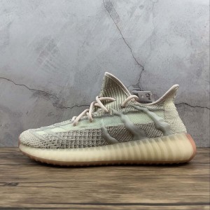 Adidas yeezy boost 350v2 monster coconut hollowed out luminous star popcorn running shoes fc8322 size: 39-45