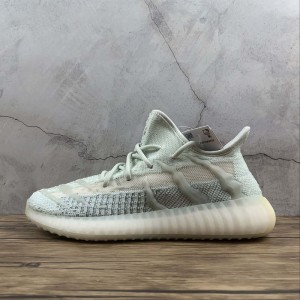 Adidas yeezy boost 350v2 monster coconut hollowed out luminous star popcorn running shoes fc8366 size: 39-45