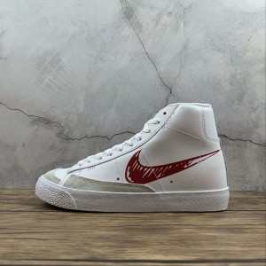 D true standard company level Nike Blazer Mid pioneer middle casual board shoe cw7580-100 size: 36-45