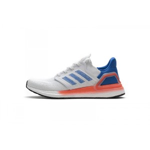 An1bv white blue Adidas ub6 0 real popcorn running shoe fy3453 Adidas ultra boost 20 white blue