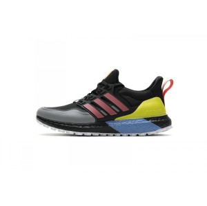 Bq5nz black red yellow Adidas UB Manchester United Co branded popcorn running shoe eg8097 Adidas ultra boost all terrain core black and red