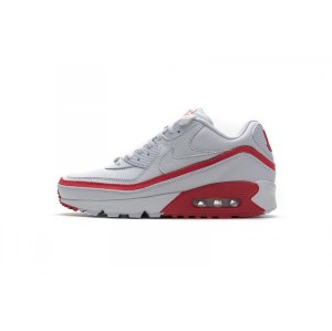 Ch3up white red Nike 90 air unit co branded running shoe cj7197-103 undefeated x Nike Air Max 90 white red