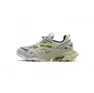 Ey0kg Silver Green Paris 4th generation running shoe 568515 w2on3 9073 blenciaga track 2 sneaker white fluo yellow