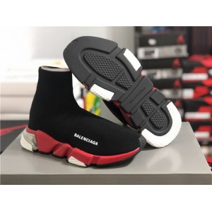 Balenciaga air cushion socks shoes black red color full size shipment 35-46