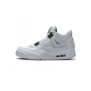 Ch1um white and green topcoat Jordan 4th generation basketball shoe ct8527-113 air jordan 4 retro metallic green