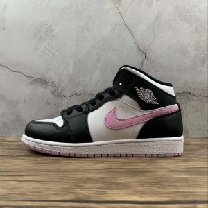 True standard corporate Nike Air Jordan 1 Mid aj1 Jordan 1 mid top basketball shoe 555112-103 size: 36.5 37.5 38.5 39 40