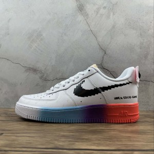 True standard corporate Nike Air Force 1 air force low top casual board shoe 318155-113 size: 36-45