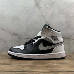 True standard corporate Nike Air Jordan 1 Mid aj1 Jordan 1 mid top basketball shoe 554724-073 size: 36-47