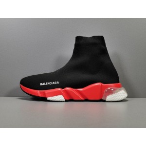 Italian plus version foreign trade GT version South Korea zh version: Paris sock Shoes Black Red Crystal Balenciaga speed LT sneaker classic sock Shoes Size: 36-45