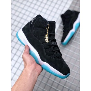 The air jordan 11 black clear suede legendary blue devil quot upper is made of all suede, followed by the Jumpman logo, made of silver metal, and the outsole is made of light blue crystal similar to legendary blue. Size: 40-45