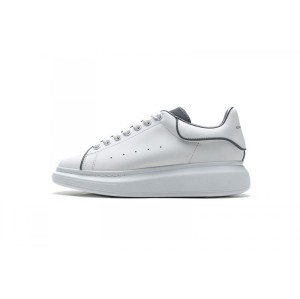 Ce1tb fluorescent white leather McQueen top leather goddess exclusive summer white shoes 553770 9076 Alexander McQueen sneaker white grey