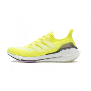 By6zs black fluorescent green Adidas ub7 0 real popcorn running shoes fy0373 Adidas ultra boost 2021 yellow