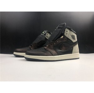 Dongguan air jordan 1 high og patina bronze shadow grey exclusive source upgrade original last original file data development homologous and consistent shaving film moving head leather midsole glue hole built-in real sole air cushion article No.: 555088-033