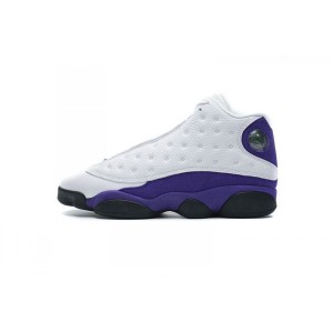 Ea5se purple gold Lakers Jordan 13th generation basketball shoe 414571-105 air jordan 13 retro quot lakes quot